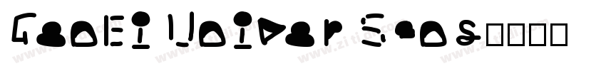 GenEi Univer Sans字体转换